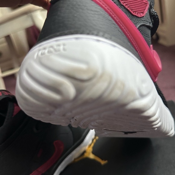 Air Jordan 1 High React Black Noble Red; men’s 8.5 - Picture 14 of 14